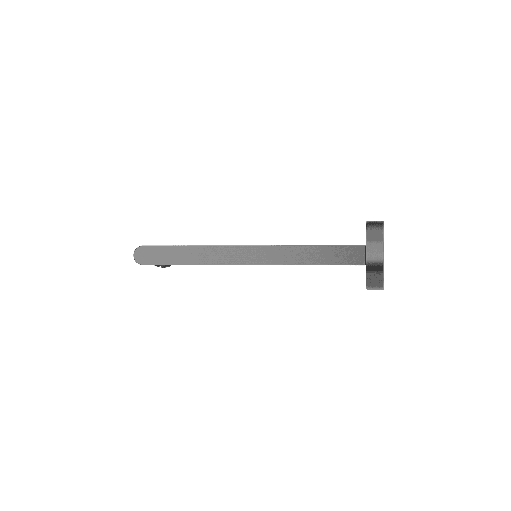 Bianca Fixed Bath Spout 200mm | Gun Metal gallery detail image