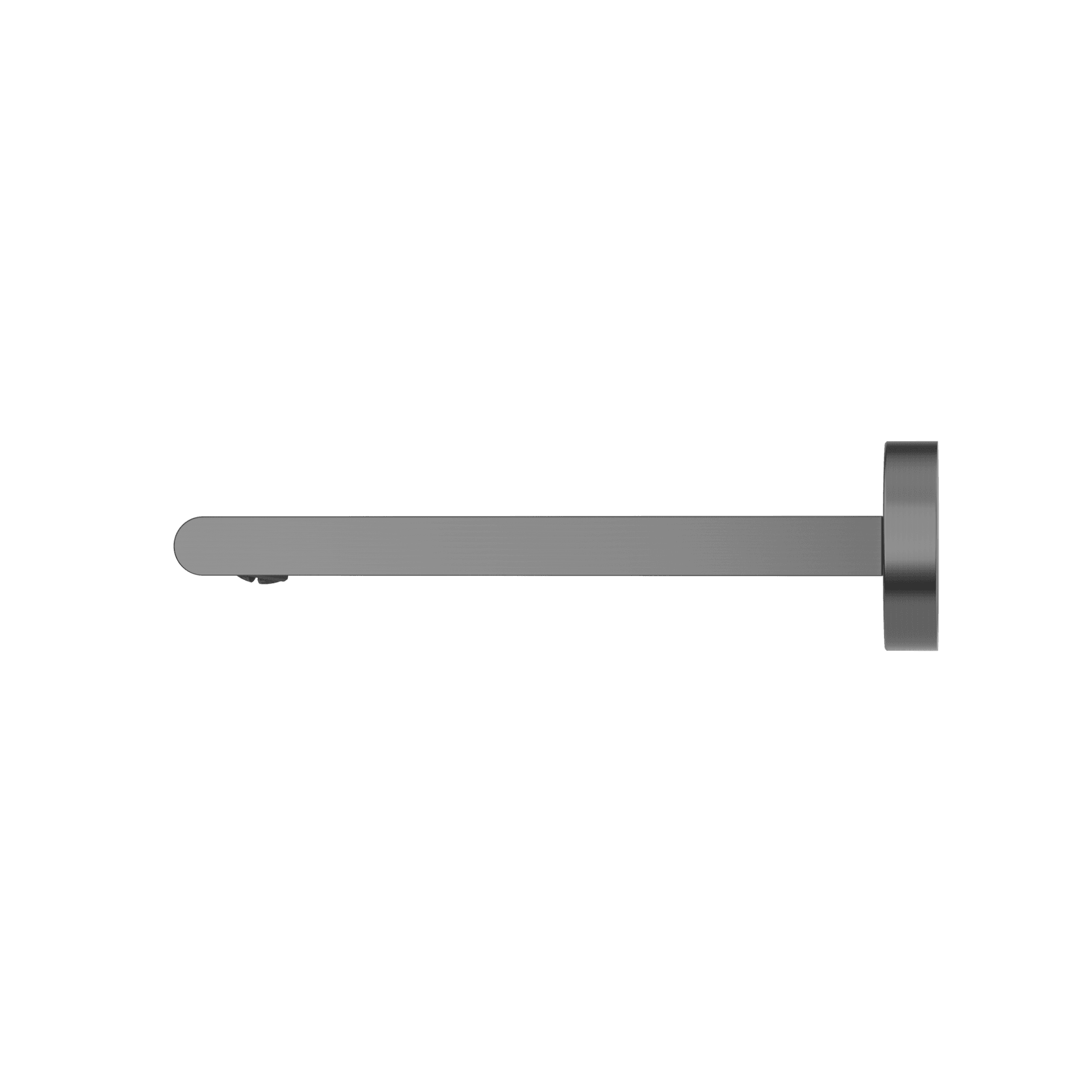 Bianca Fixed Bath Spout 200mm | Gun Metal gallery detail image