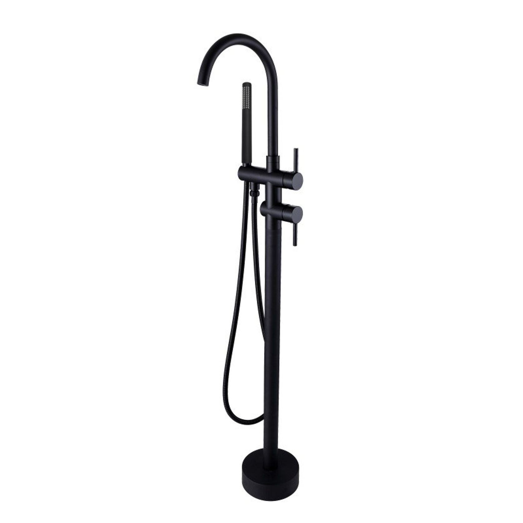 Freestanding Bathtub Spout Matte Black gallery detail image