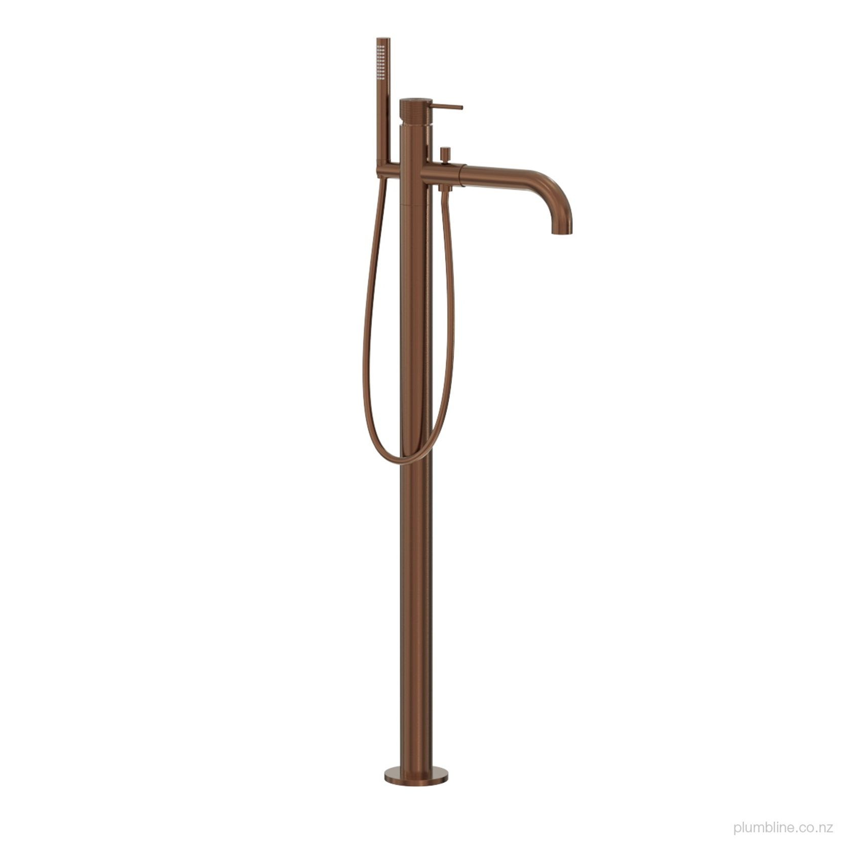 Oli 316 Floor Mount Bath Filler& Handshower With Linea gallery detail image