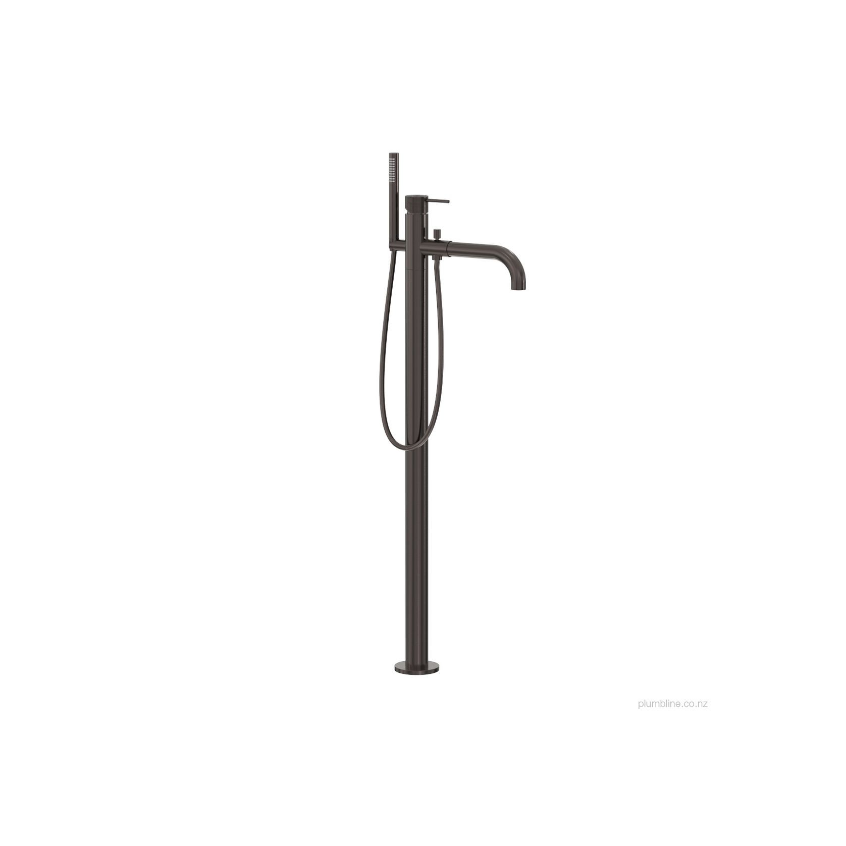 Oli 316 Floor Mount Bath Filler& Handshower With Linea gallery detail image