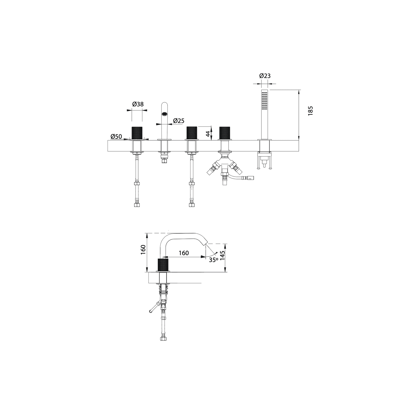 Antonio Frattini R269 Bath Set gallery detail image