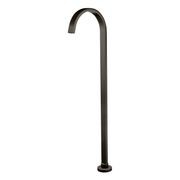 Freestanding Minimal Bath Spout - ROC04 - Brushed Gunmetal gallery detail image