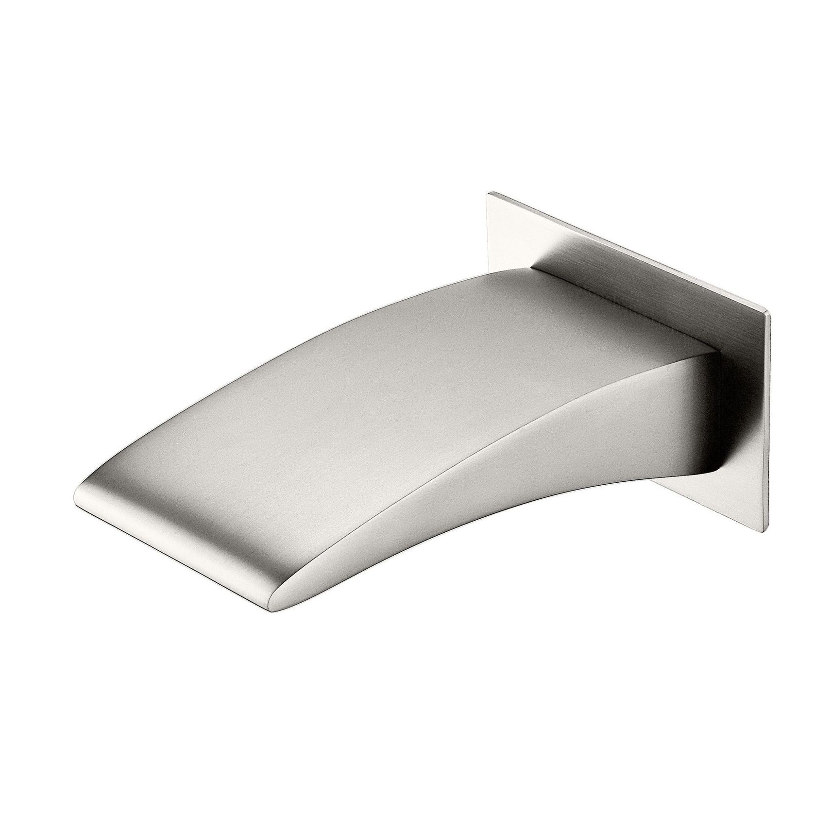 Waterfall Bath Spout - SPOUT11 Brushed Nickel gallery detail image