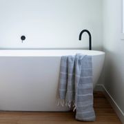 Luna Bath Filler Free Standing Spout Only Black 01 gallery detail image