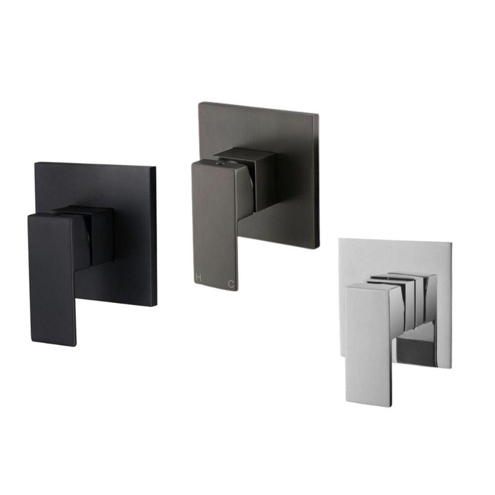 Square Mixer - ROC13 Brushed Gunmetal gallery detail image