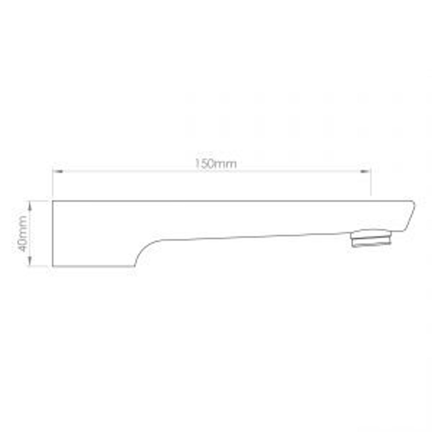 Voda Wall Mounted Bath Spout VBS055 gallery detail image