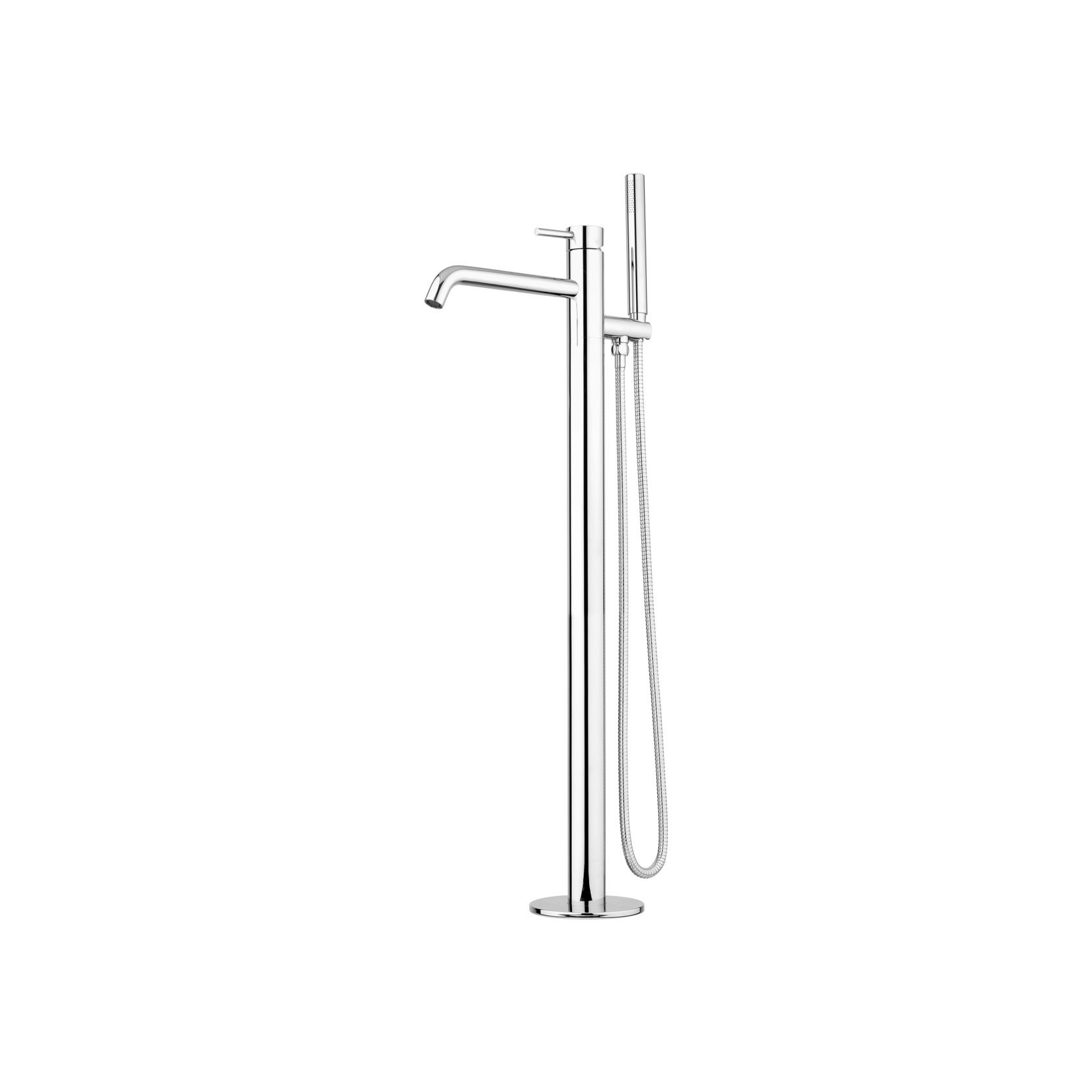 Storm Floor Mounted Bath Mixer with Hand Shower gallery detail image