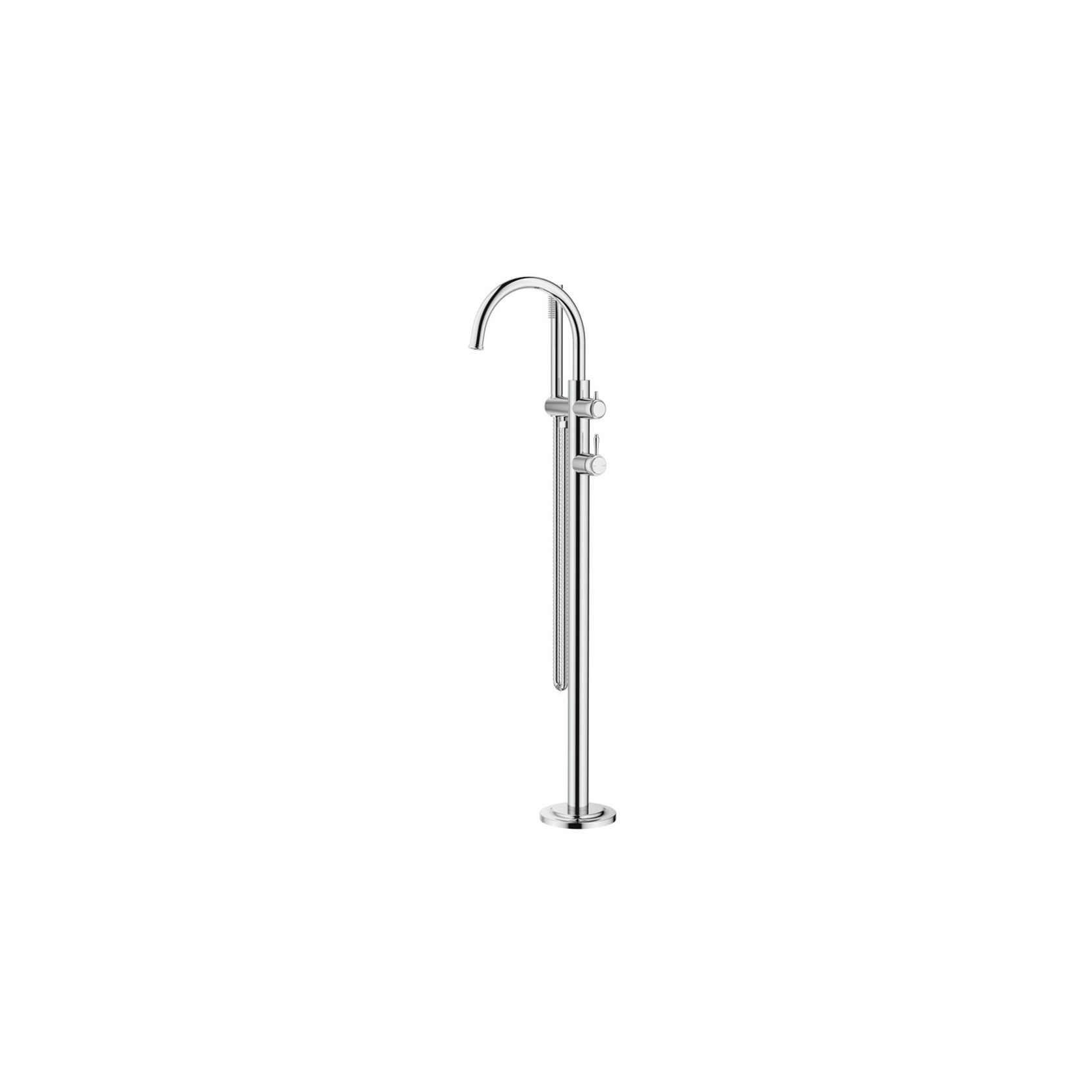 Mica Heritage Freestanding Bath Mixer with Hand Shower gallery detail image
