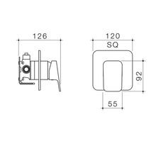 Waipori MK2 Shower Mixer With Fastflow 2 - Lead Free gallery detail image