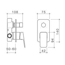 Waipori MK2 Shower Mixer With Diverter gallery detail image
