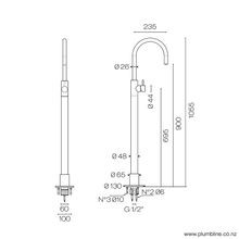 Buddy Floor Mount Bath Filler No Handshower gallery detail image