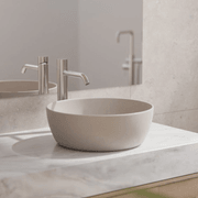Zen SS316L Tall Basin Mixer Handless | Brushed Nickel gallery detail image