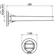 Glide Wall Mounted Bath Spout gallery detail image