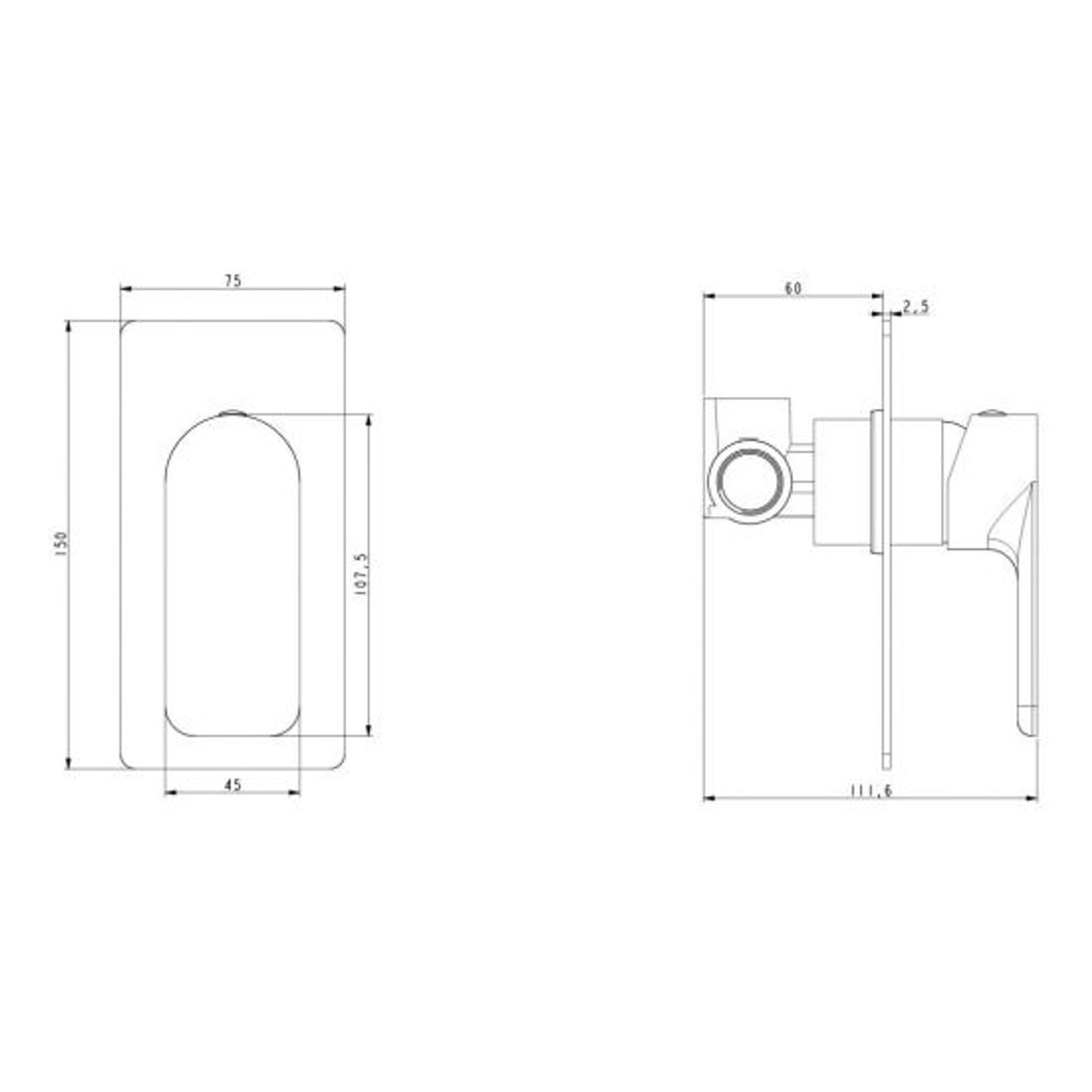 CH0167.ST | Vog - Wall Mixer with Spout gallery detail image