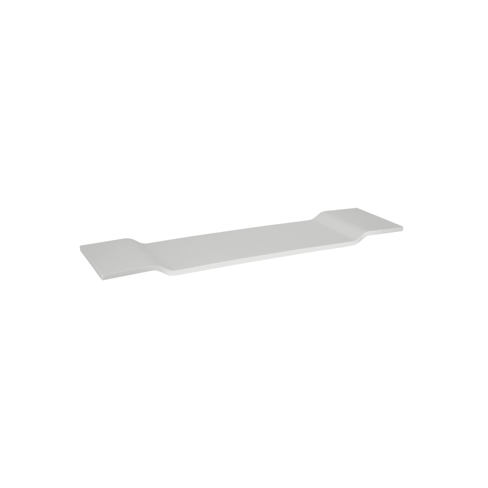 iStone 800mm Bath Tray Matte White gallery detail image