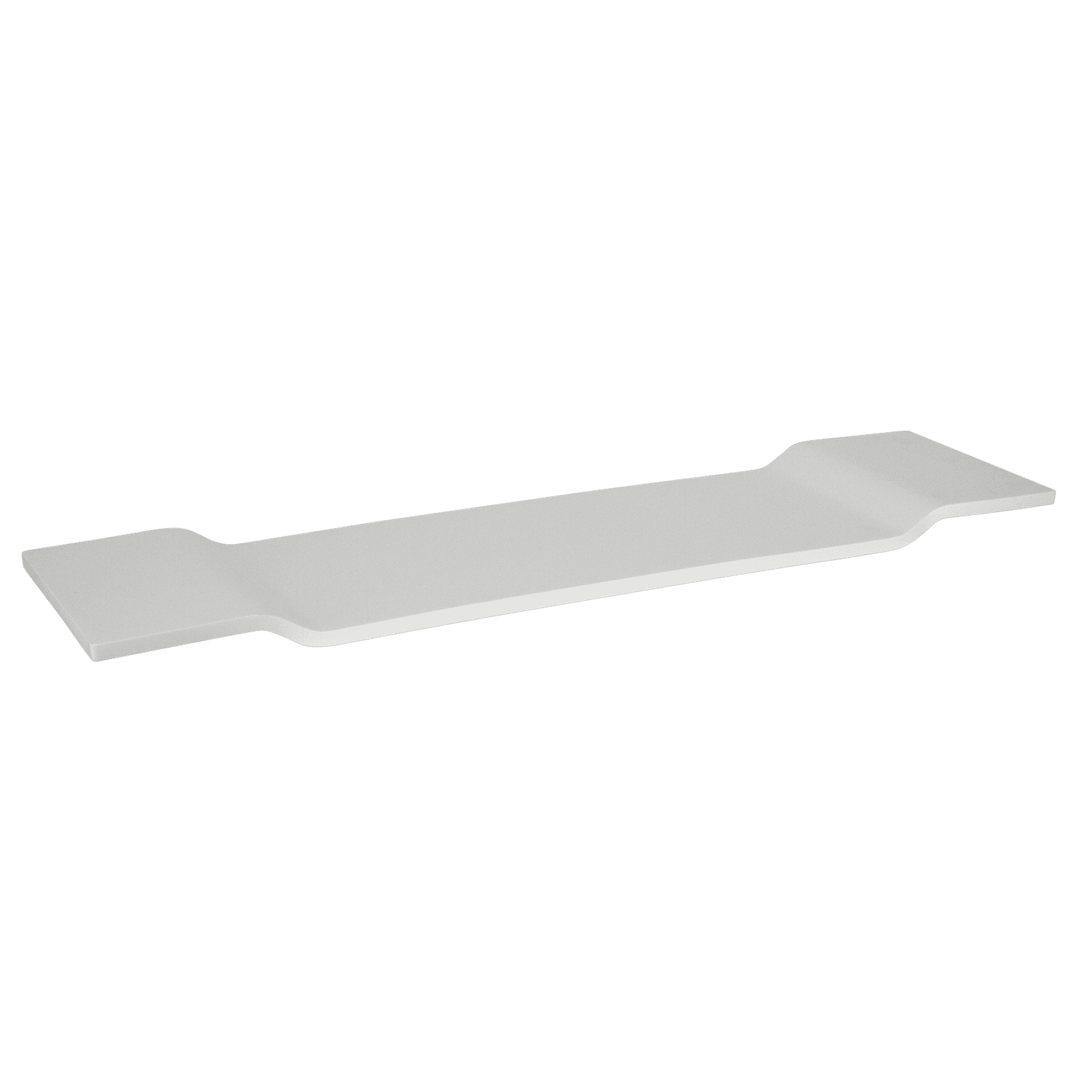 iStone 800mm Bath Tray Matte White gallery detail image