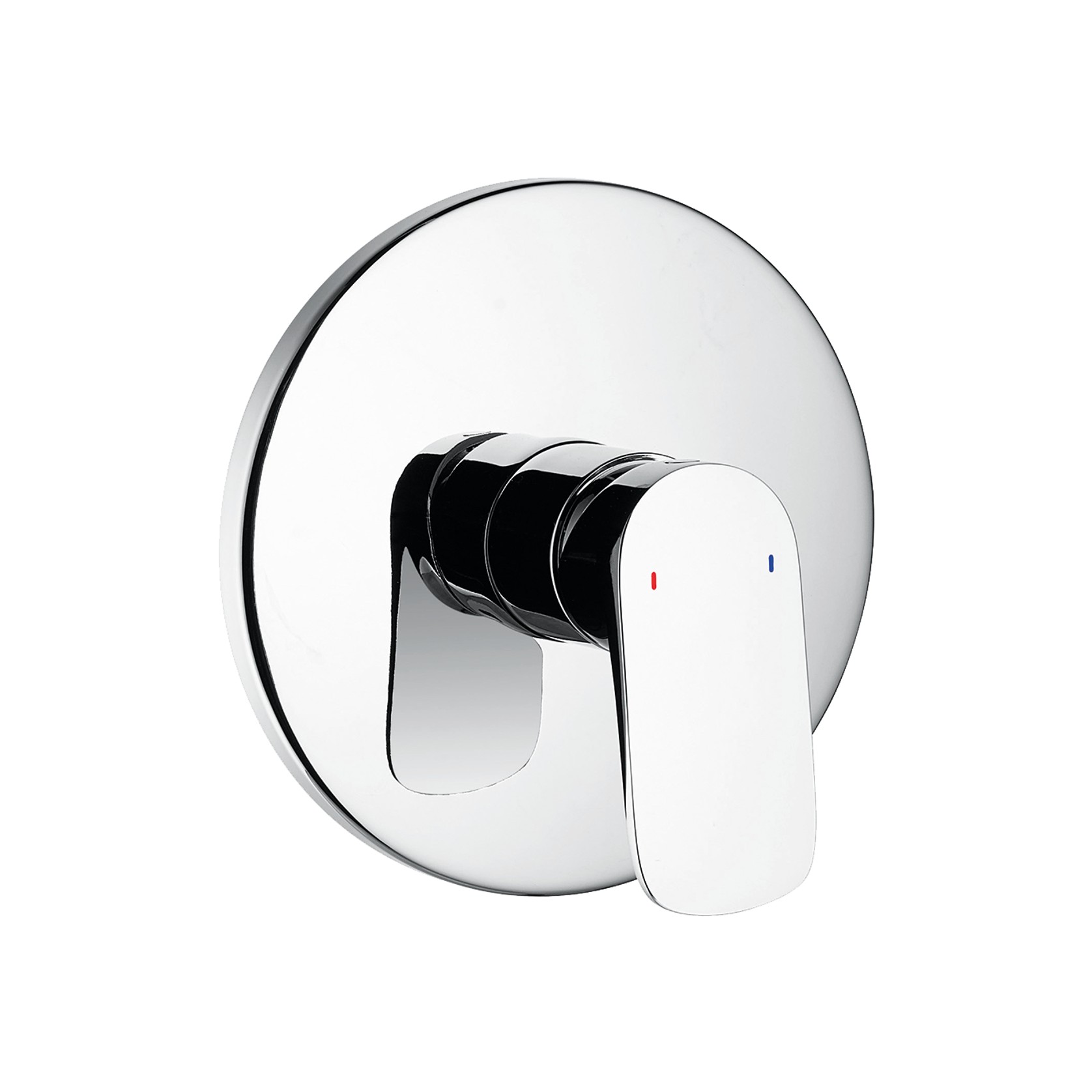 Modern Linea Shower Or Bath Mixer (Round Faceplate) gallery detail image