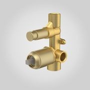 Luna Bath Shower Mixer With Diverter Inwall Body gallery detail image