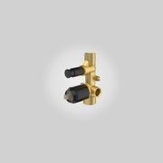 Luna Bath Shower Mixer With Diverter Inwall Body gallery detail image