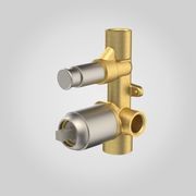 Luna Bath Shower Mixer With Diverter Inwall Body gallery detail image