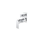 Urbane II Bath/Shower Mixer with Diverter Trim Kit Rectangular Cover Plate gallery detail image