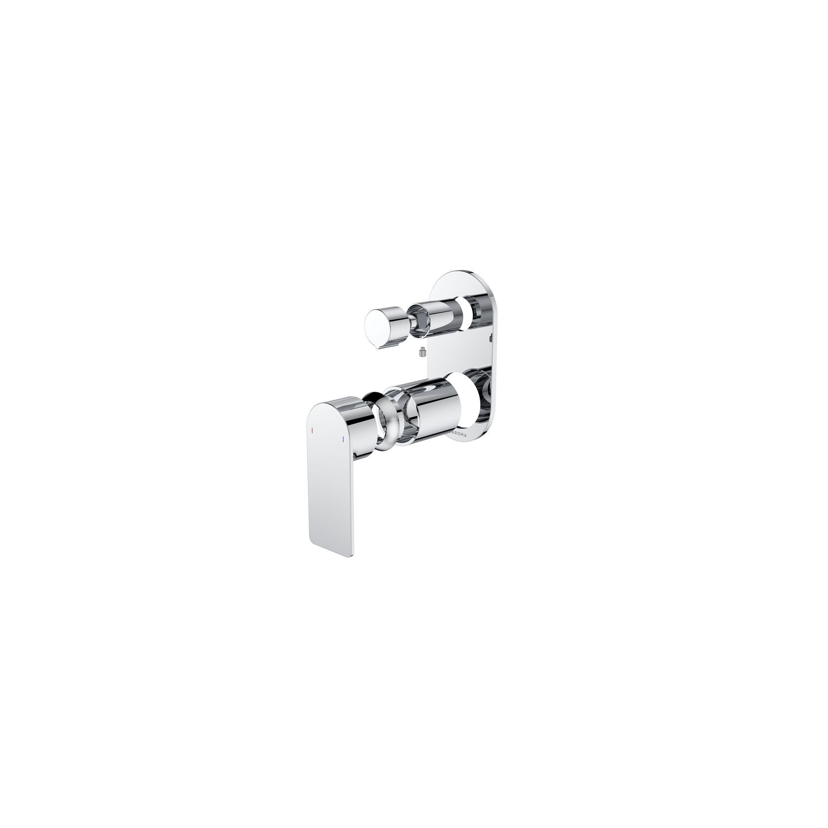 Urbane II Bath/Shower Mixer with Diverter Trim Kit Rounded Cover Plate gallery detail image