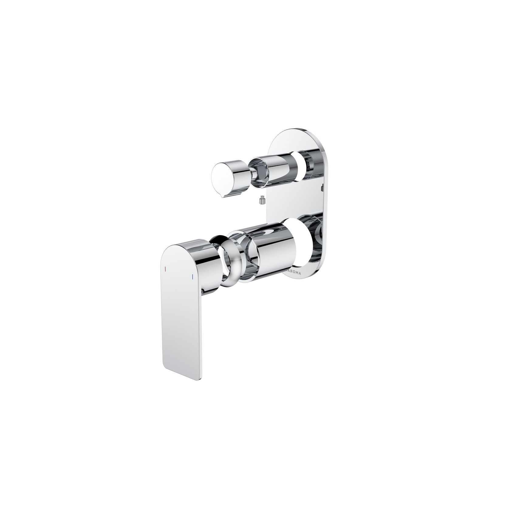 Urbane II Bath/Shower Mixer with Diverter Trim Kit Rounded Cover Plate gallery detail image