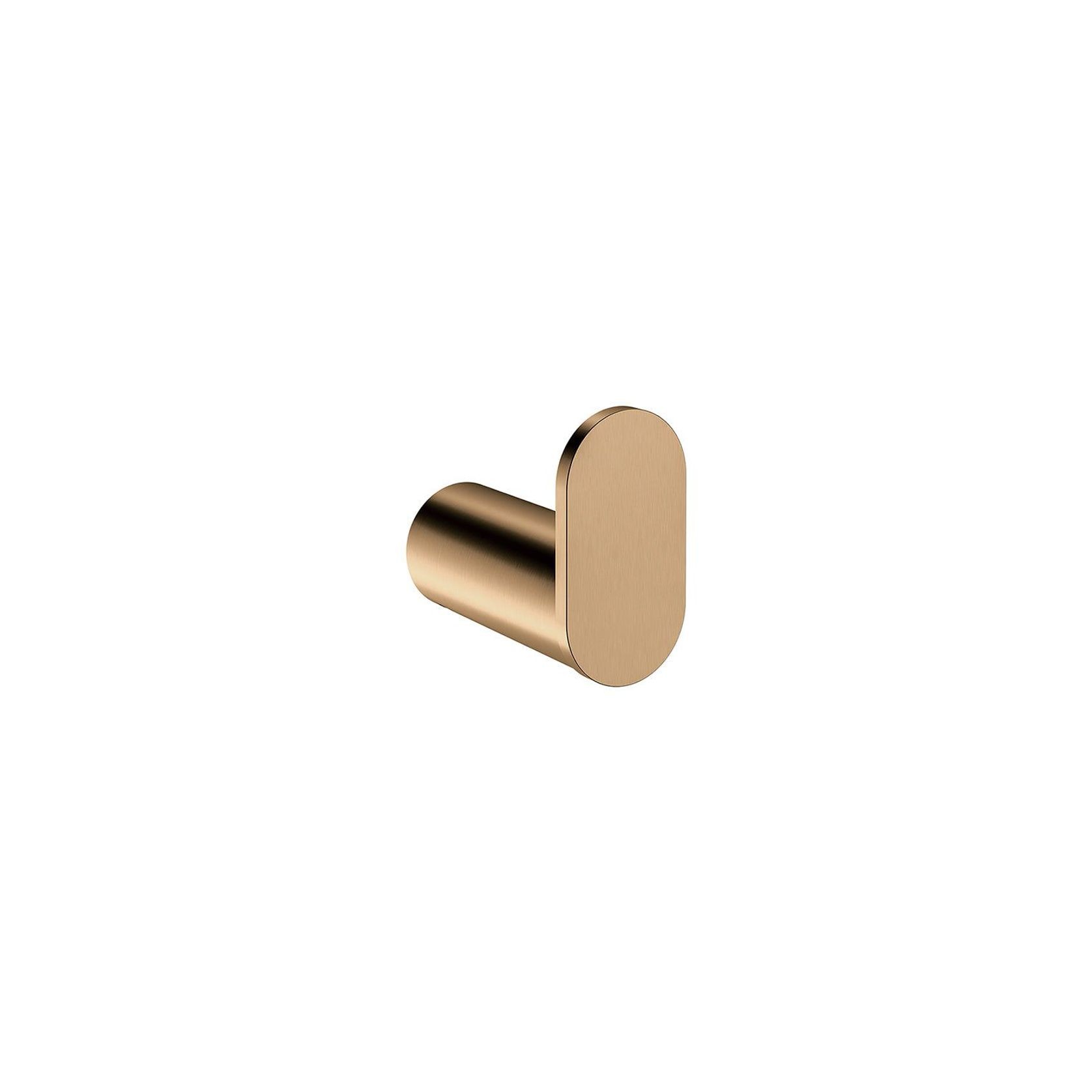 Curvaé Single Robe Hook - Lustre Bronze gallery detail image