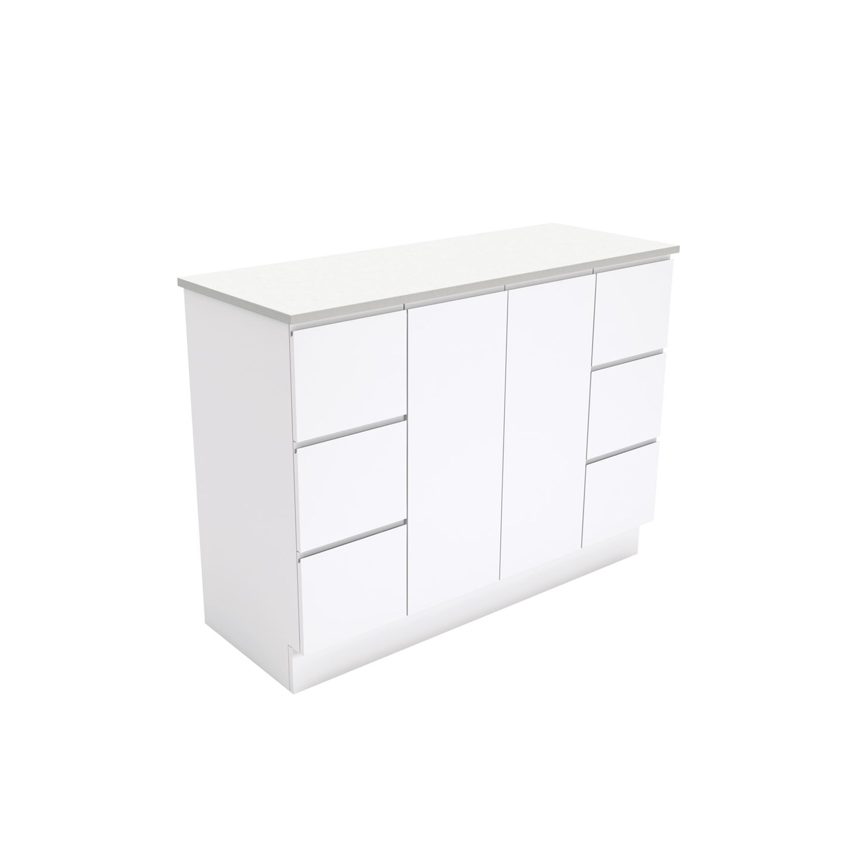 Fingerpull Gloss White Cabinets gallery detail image