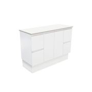 Fingerpull Satin White Cabinets gallery detail image