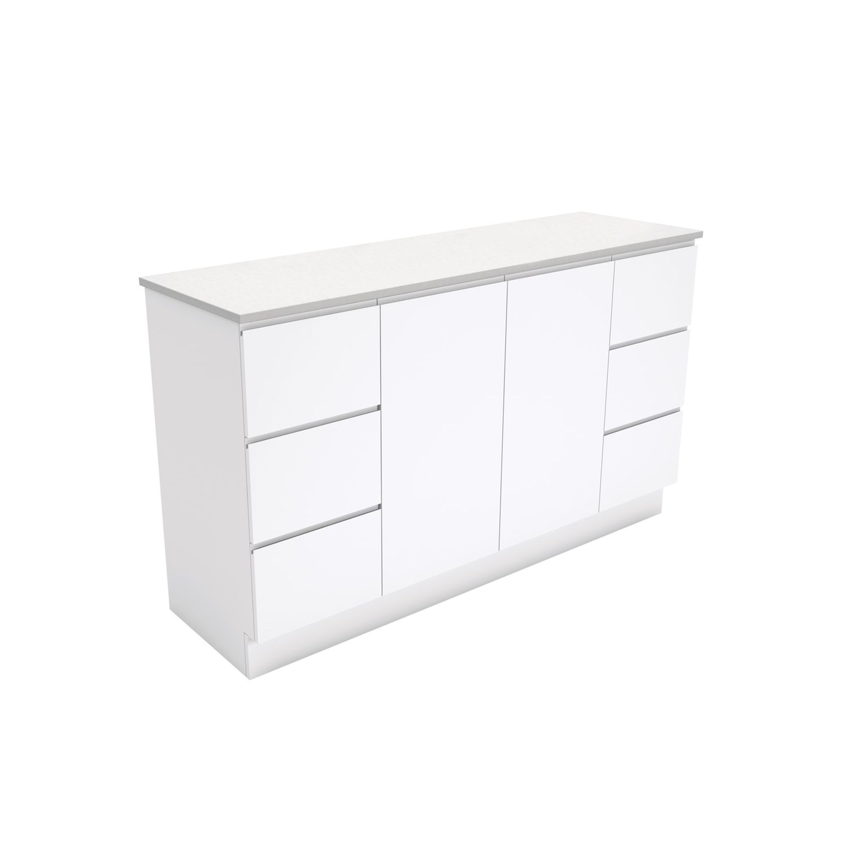 Fingerpull Gloss White Cabinets gallery detail image