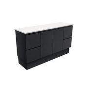 Fingerpull Satin Black Cabinets gallery detail image