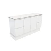 Fingerpull Satin White Cabinets gallery detail image