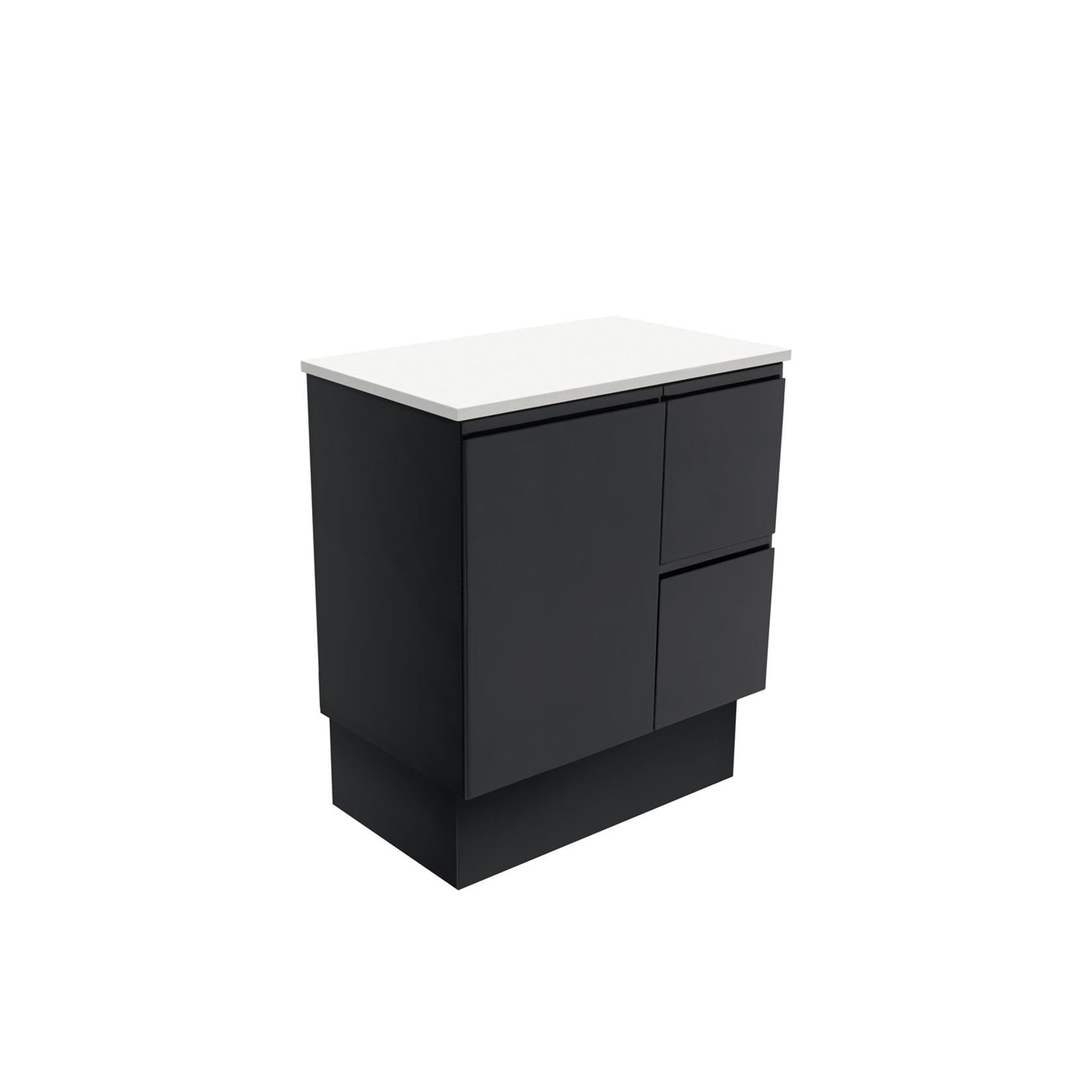 Fingerpull Satin Black Cabinets gallery detail image