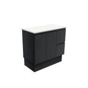 Fingerpull Satin Black Cabinets gallery detail image