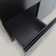 Fingerpull Satin Black Cabinets gallery detail image