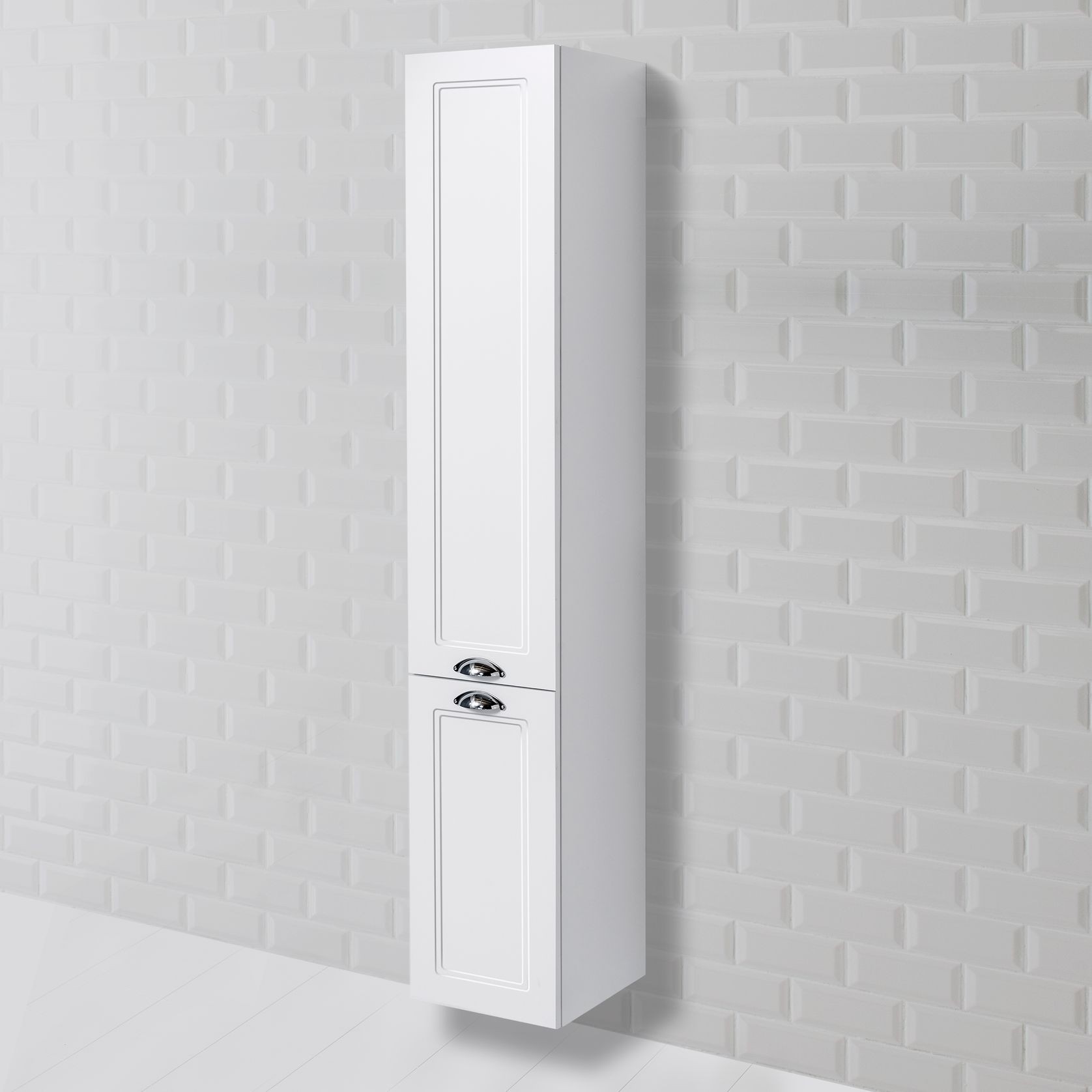 English Classic Wall-Hung Tall Cabinet 2 Door gallery detail image