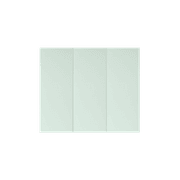 Kzoao 900mm Mirror Cabinet Gloss White gallery detail image