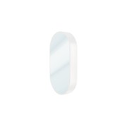 Kzoao 500mm Oval Mirror Cabinet Satin White gallery detail image