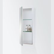 Mirror Cabinet 300, 1 Door, 2 shelves gallery detail image