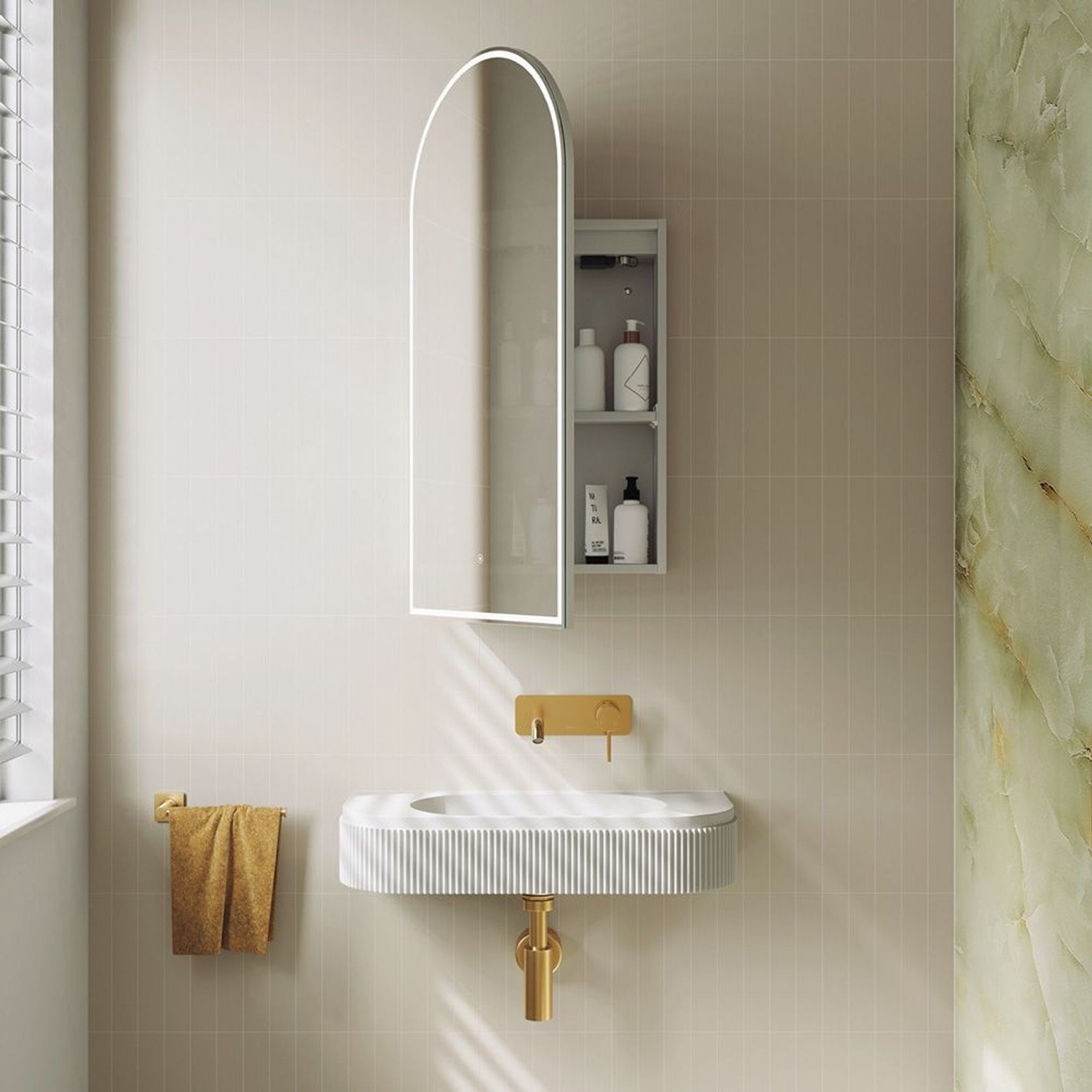 Arch LED Mirror Cabinet gallery detail image
