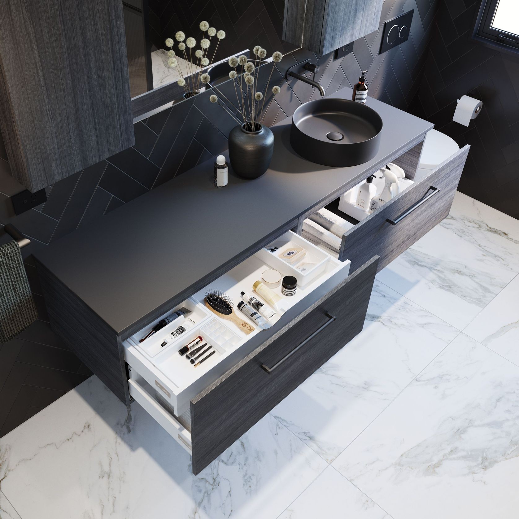 Ivy 50 Vanity with benchtop gallery detail image