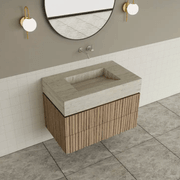 TERRA Vanity | Wall Hung Double Drawer W910/1210mm gallery detail image