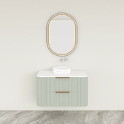 ESTATE 90 Vanity | Wall Hung Double Drawer W900-1200mm gallery detail image