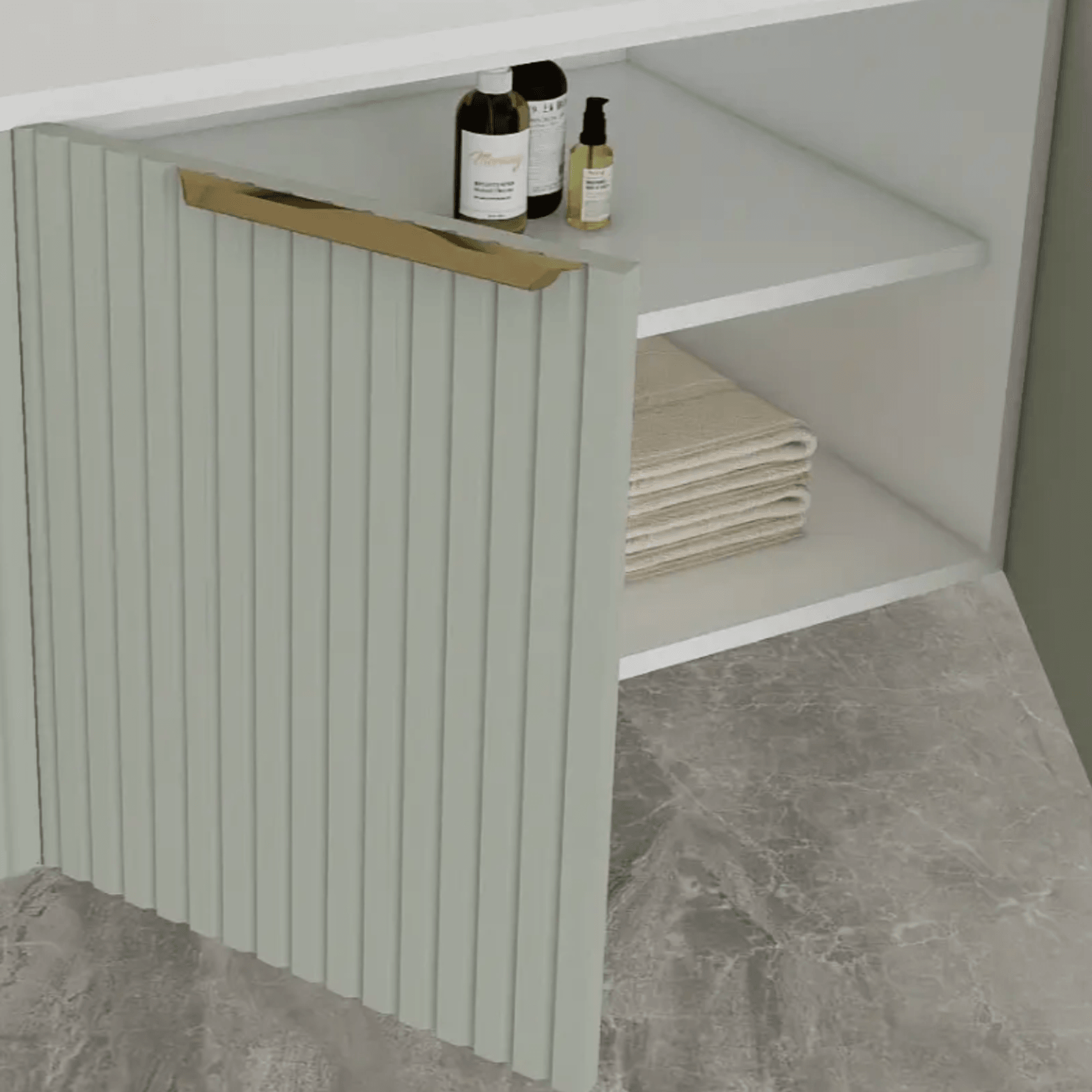 ESTATE 90 Vanity | Wall-hung with 2 basins W1900 gallery detail image