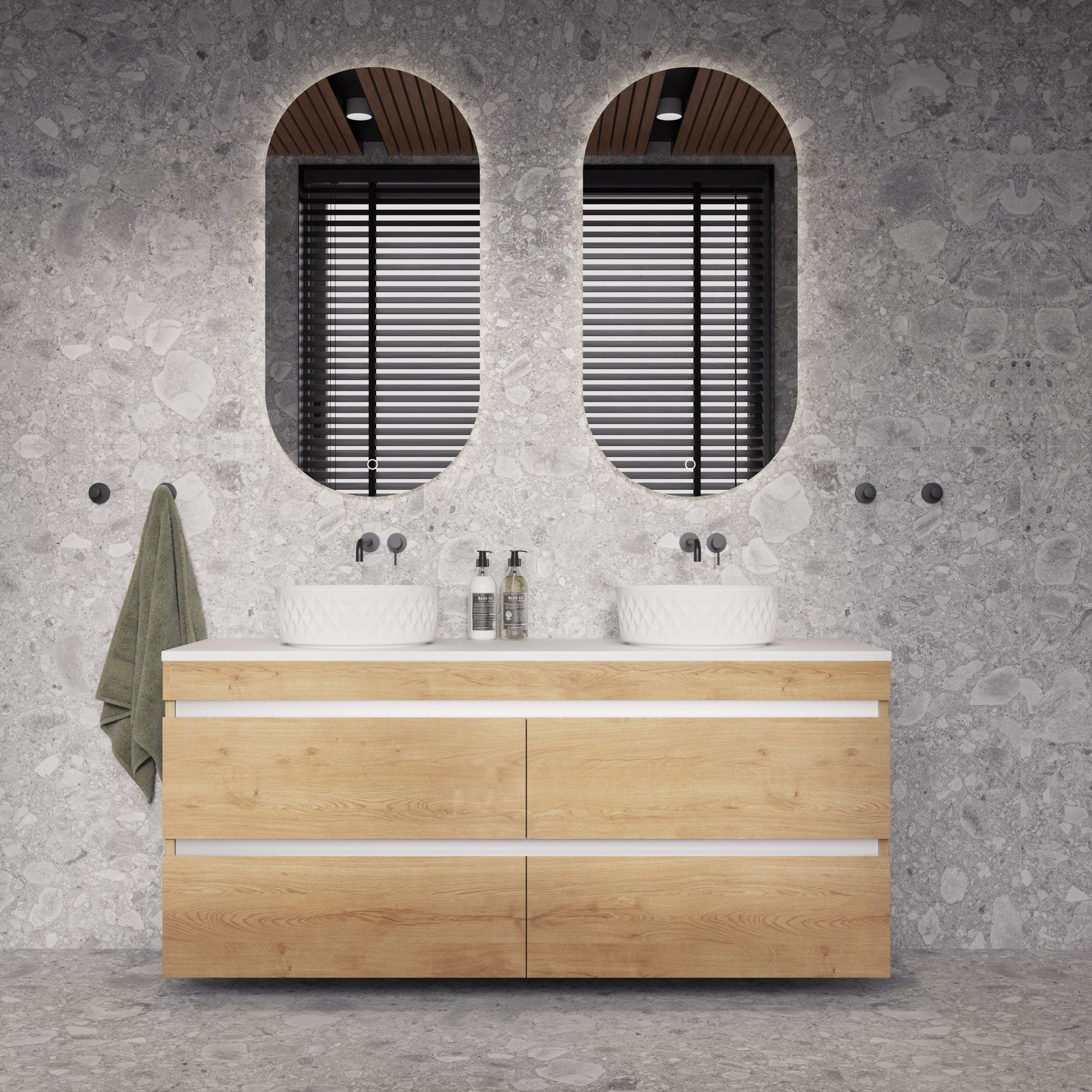 Vega Wall Hung Double Height Vanity gallery detail image