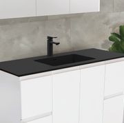 Fingerpull Satin White Cabinets gallery detail image