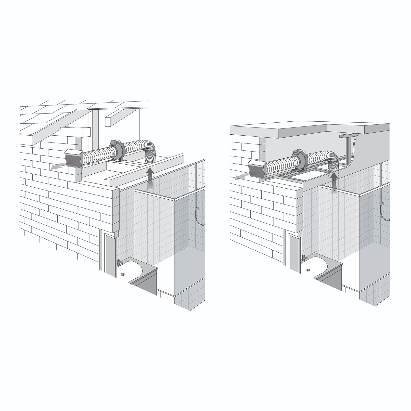 Inline Silent Exhaust Fan - BL500 gallery detail image