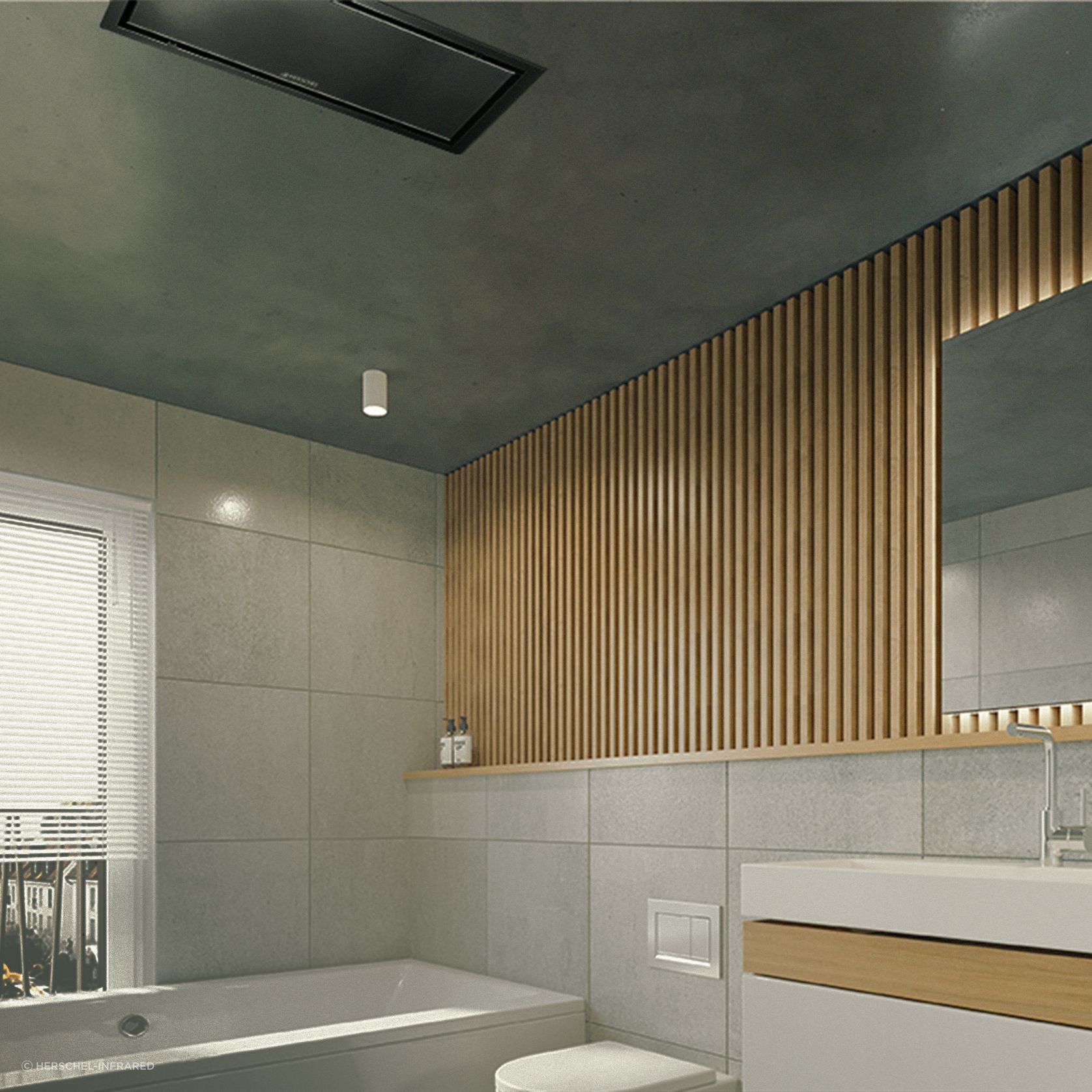 Krystal — Ceiling Heater & Installation Kit gallery detail image